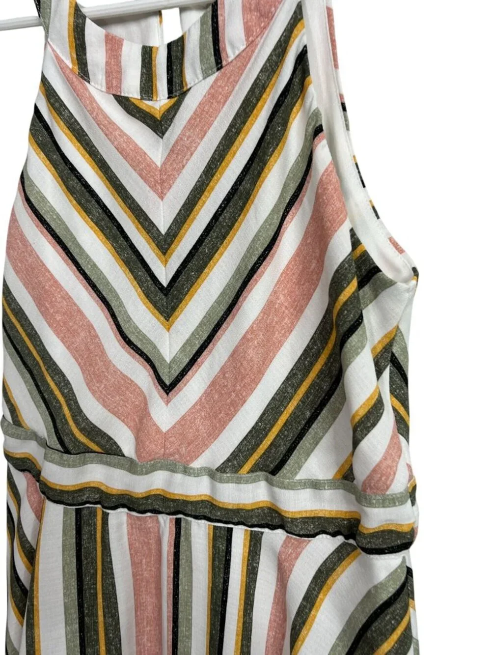 Knit Works Girls 14 Sleeveless Striped Fit & Flare Sundress